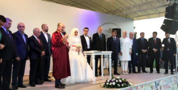 Erdoğan 15 Temmuz Kahramanı ailenin mutlu gününe ortak oldu