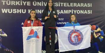 Esenler'in kızı Wushuda Türkiye Şampiyonu