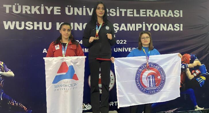 Esenler’in kızı Wushuda Türkiye Şampiyonu