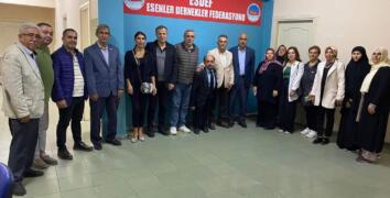 İYİ Parti İlçe Başkanı Ömer Kara'dan ESDEF’e iade-i ziyaret